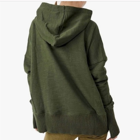 Free People Honey Dove Pullover in Green - Picture 2 of 9